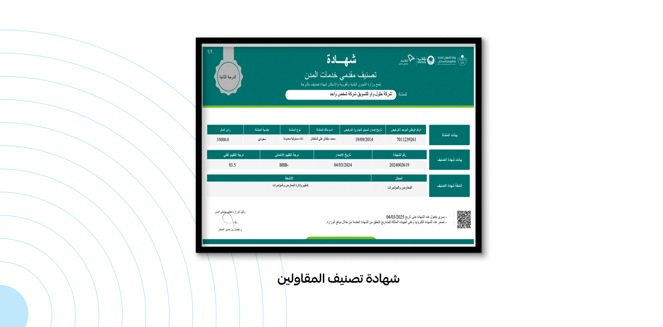 «واو» تنضم إلى «تصنيف مقدمي خدمات المدن»